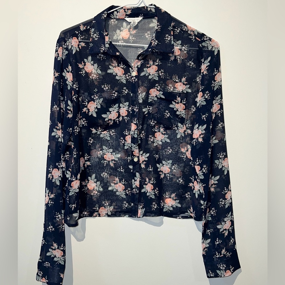 Aeropostale Floral Blouse